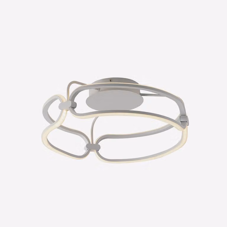 Plafoniera LED INFINITY bianca da 33 W, 4000 K (luce naturale), 45 cm.