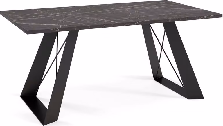 FURNLUX Tavolino Satis Black 60cm / Colore principale: Nero / Dimensioni: 60 x 50 x 120 cm