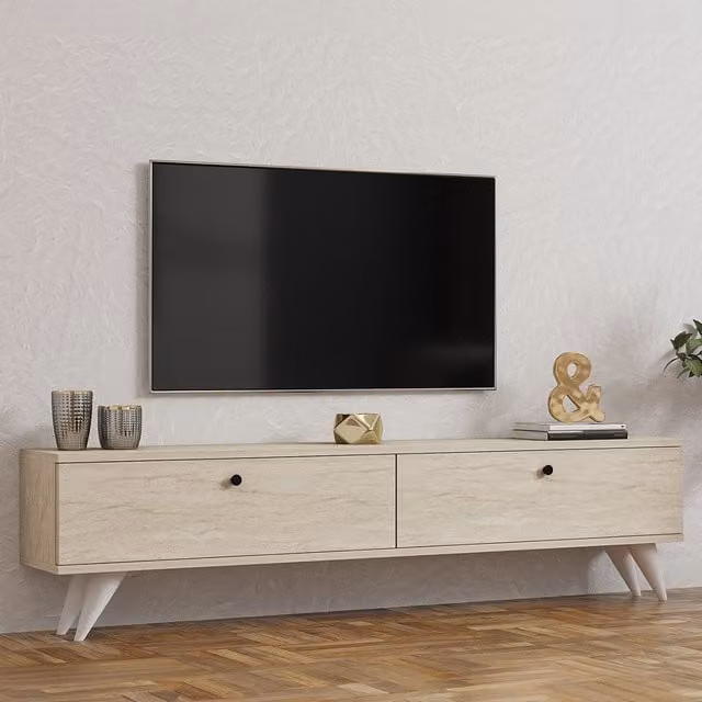Mobile porta TV Paris travertine