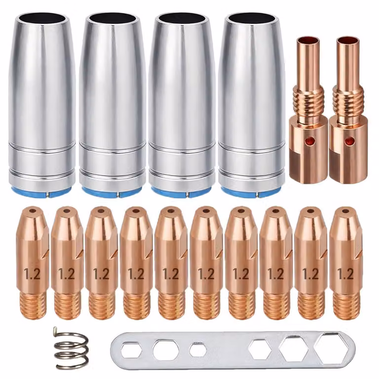 Kit di contatti e accessori per torcia saldatrice MIG/MAG