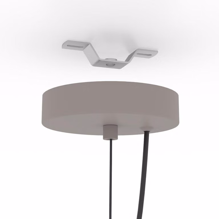 Eglo 900159 CAMASCA E27 lampada a sospensione Ø280mm Taupe regolabile in altezza