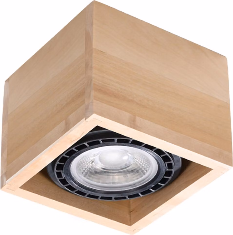 Lampada da soffitto Ceramix legno GU10 ES111 Dimmerabile