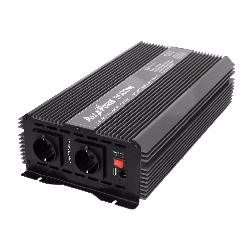 Inverter Alca Power SOFT START 3000W IRS3000-12 con tecnologia Soft Start, Input 12V DC e Output 220V AC, Nero – 2