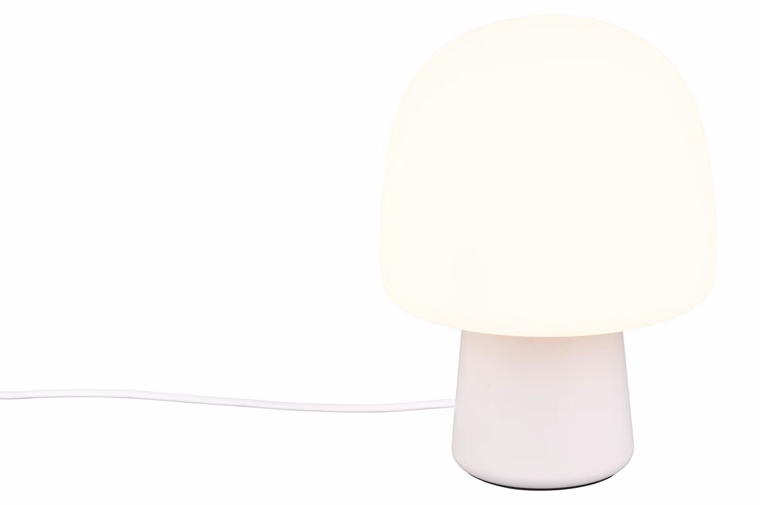Lampada da tavolo moderna STEEN grigio-bianca 1xE14x10W in vetro, dimensioni: 27x20x20 cm, IP20, Trio