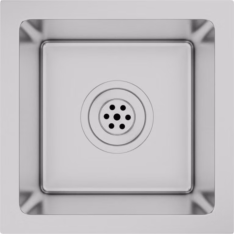 Lavello da Cucina Lavorato a Mano in Acciaio Inox