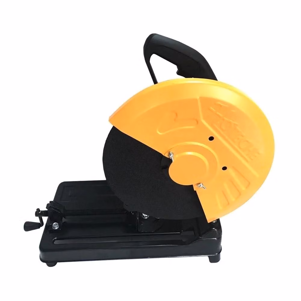 Troncatrice per ferro Trade Ox da 1800W con disco da 355mm 14 pollici, colore giallo – 2