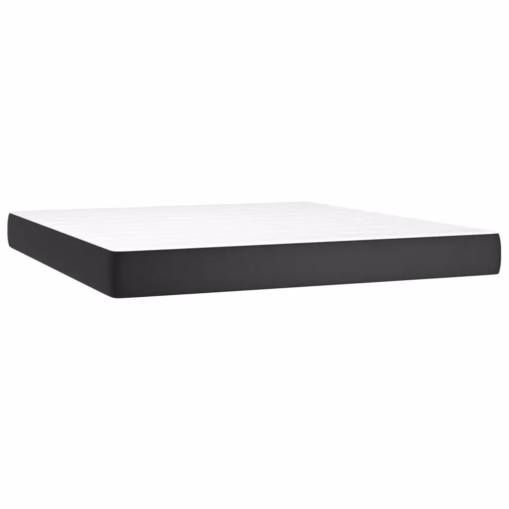 Materasso Ibrido vidaXL in Similpelle Nero L: 180 cm, P: 200 cm, H: 20 cm – 2