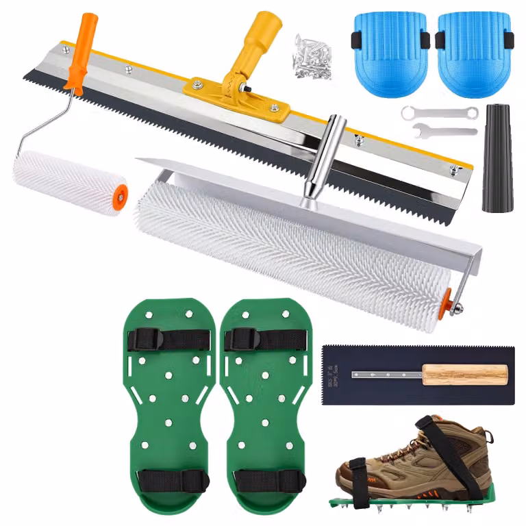 Set di strumenti per pavimenti in resina epossidica, set completo, estrattore regolabile, di colore