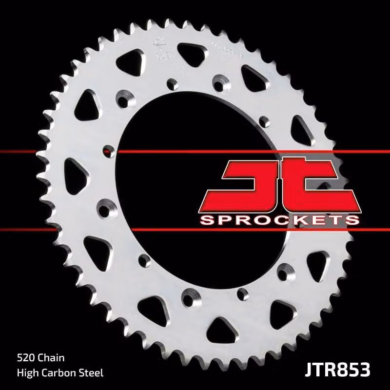 JT SPROCKETS pignone posteriore standard in acciaio 853 - 520