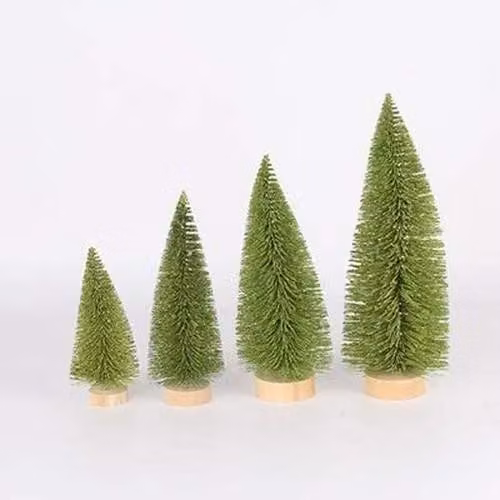 Piccolo abete artificiale per decorazioni natalizie