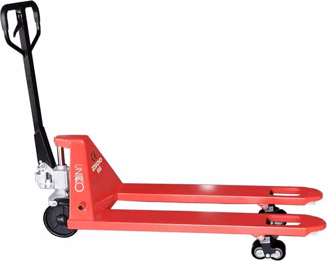Transpallet idraulico UNIKO capacità 2500 kg nero e rosso
