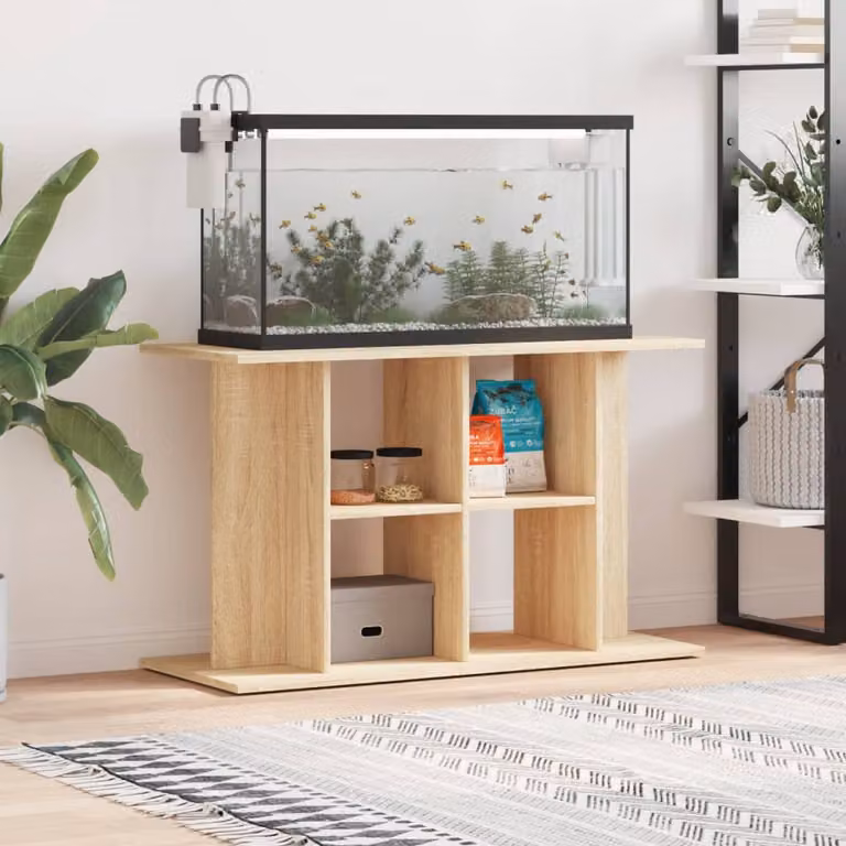 vidaXL Supporto per acquario in rovere Sonoma, L/P/H: 100 x 40 x 60 cm