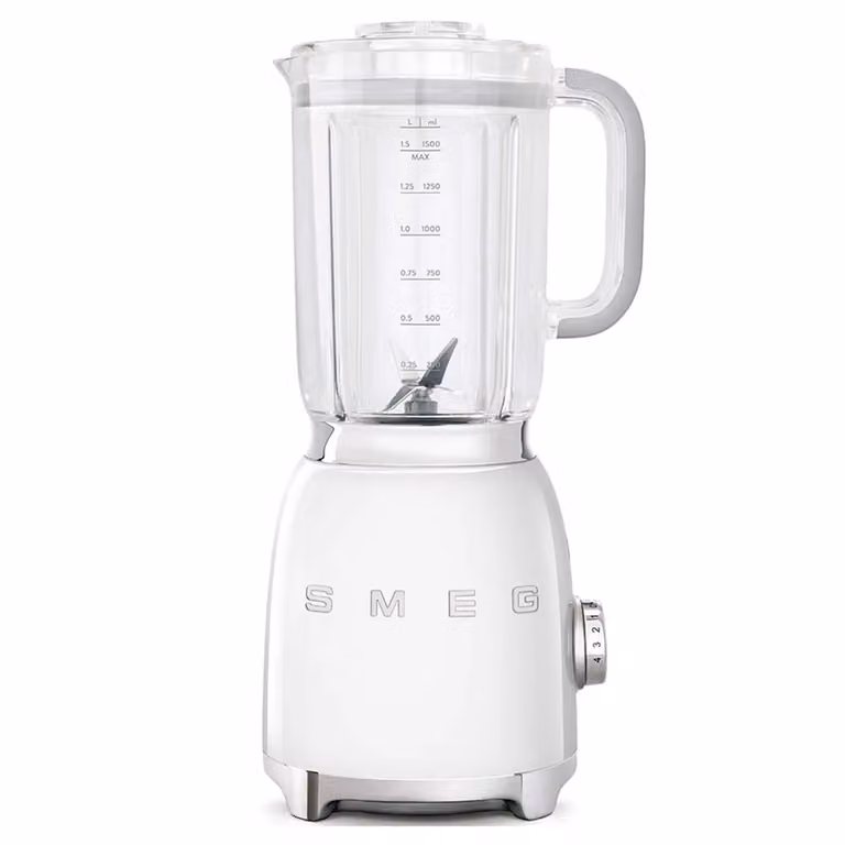 Smeg Frullatore da tavolo 50's Style, bianco lucido - BLF01WHEU (FINE SERIE)