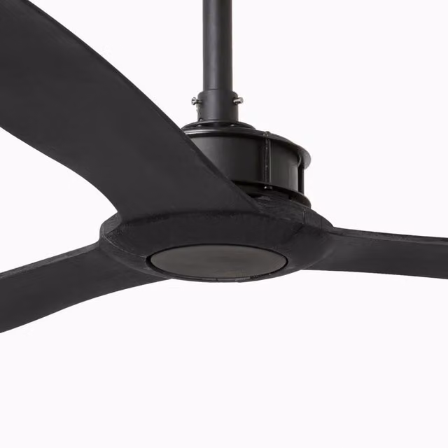 JUST FAN XL, Ventilatore senza Luce, Faro Barcelona Colore Pale: Nero, Corpo: Nero