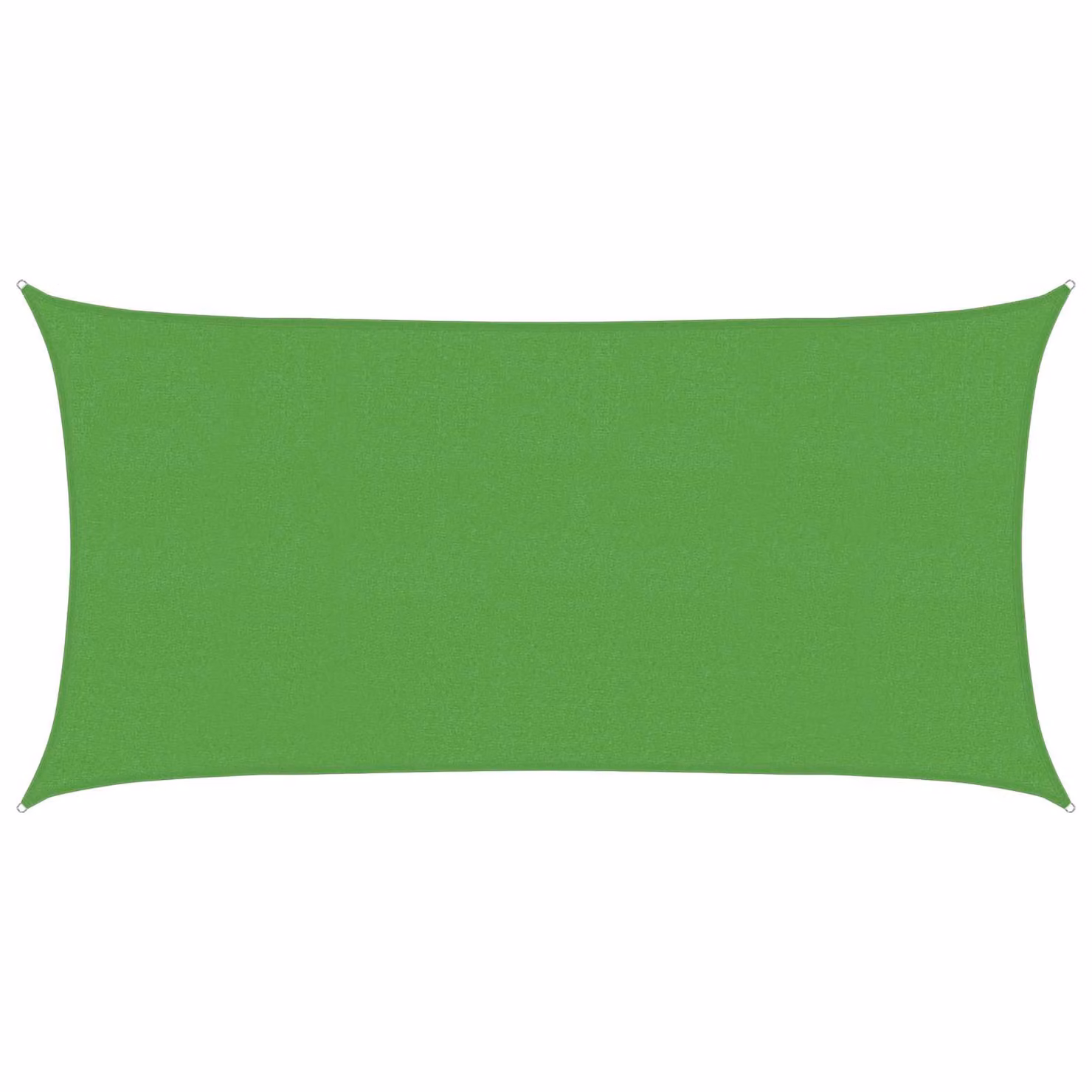 Telo Ombra Rettangolare vidaXL in HDPE Verde Chiaro 2,5 x 6 m
