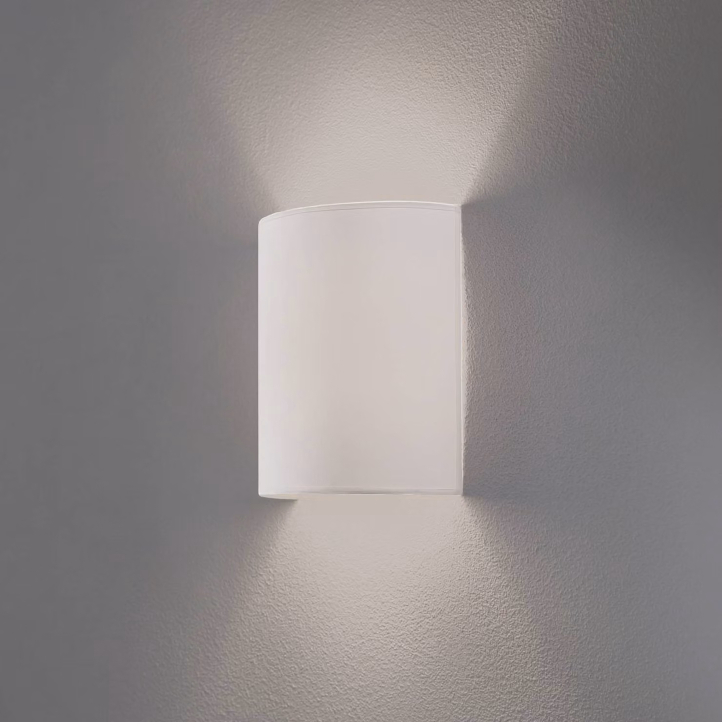 Applique da parete Celine Duolla, Bianco / Opale, Soggiorno / Sala da pranzo, Tessuto / Stoffa / Seta, Applique