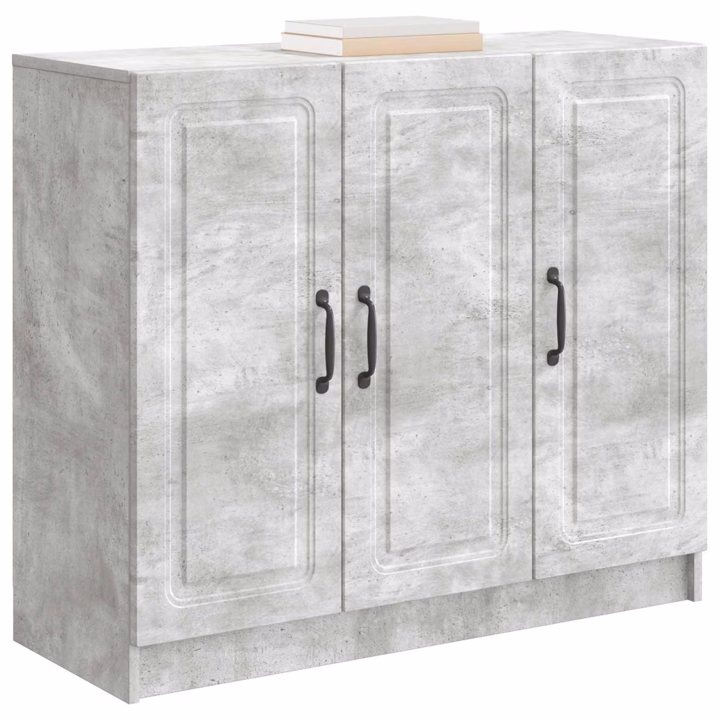 Credenza Grigio Cemento 89 x 34,5 x 77 cm Legno ingegnerizzato