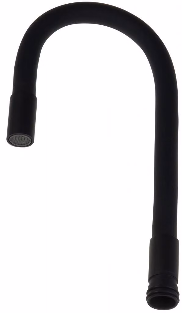 Ugello nero per rubinetti da cucina, Luno - flessibile (ABA_N72W)