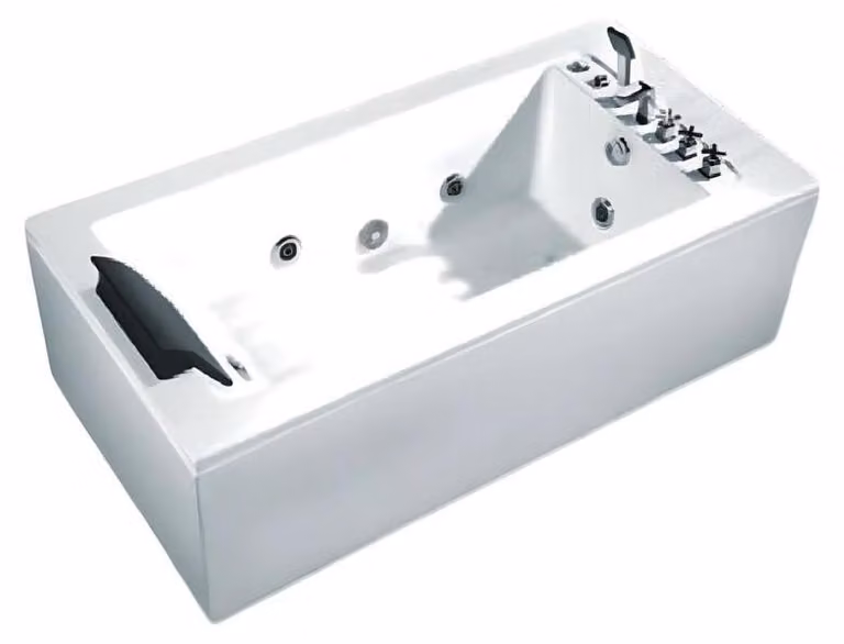 Bad Luxuswanne Whirlpool Badewanne Wellnesswanne Blubberbad Wanne 185x90 cm