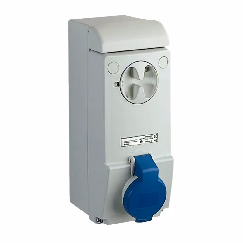 Presa a muro Schneider Electric con blocco di sicurezza, 32 A, 2 poli + terra, 200-250 V CA, IP44 83042