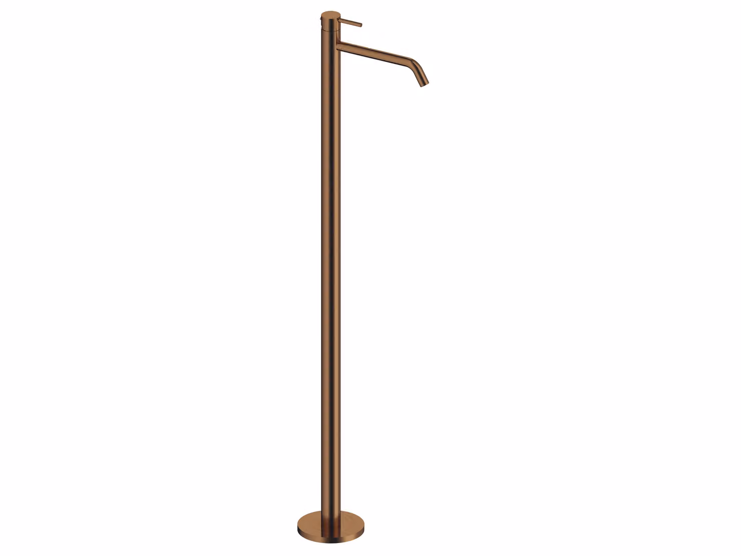 SANYCCES LOOP ColdOpen Miscelatore monocomando per lavabo, oro rosa spazzolato