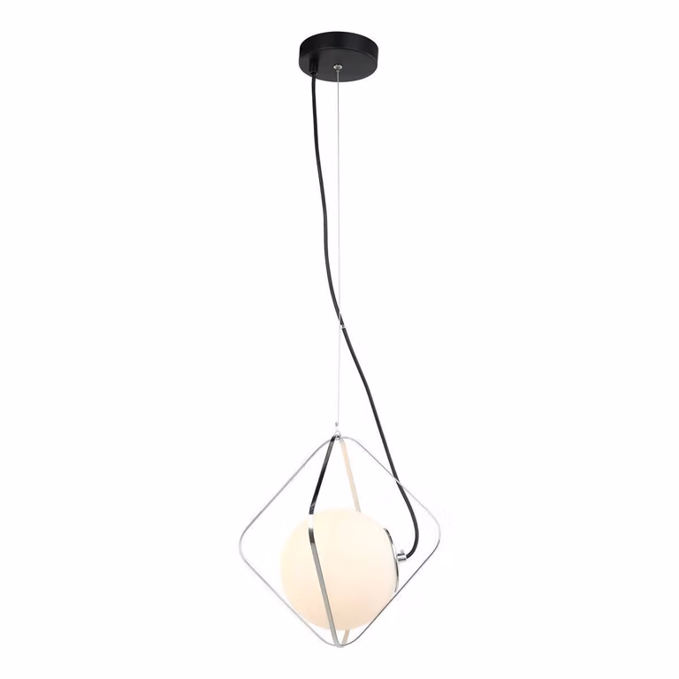 Italux Canto, lampada a sospensione moderna in cromo PEN-5696-1-BKCR
