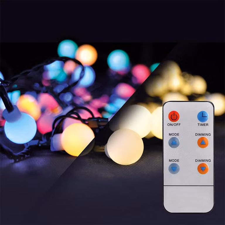 Solight 1V09-RGB, Multi, Bianco, Multicolore, G, 6 kWh, da A a G, 20 m