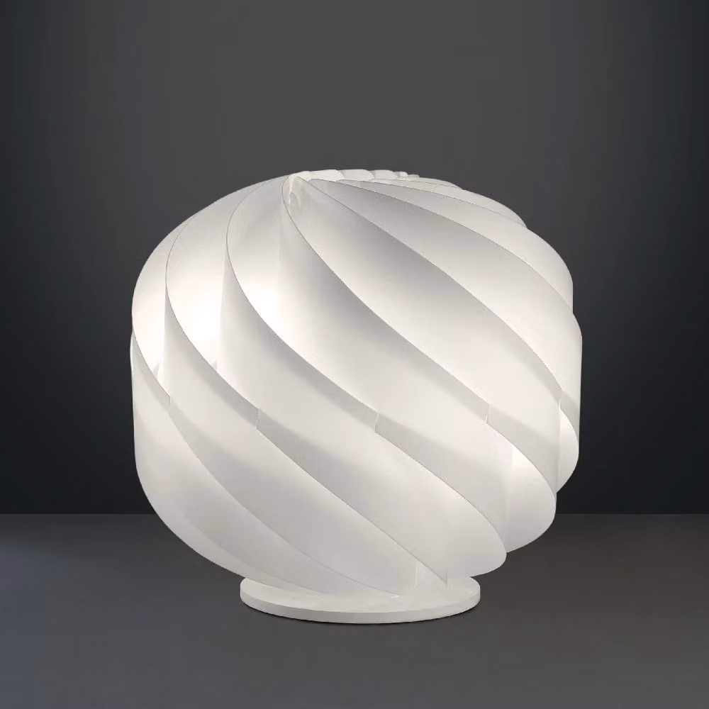 Lampada da Tavolo IPERBRIKO Bianca in Plastica L: 40 cm, P: 39 cm, H: 40 cm – 2