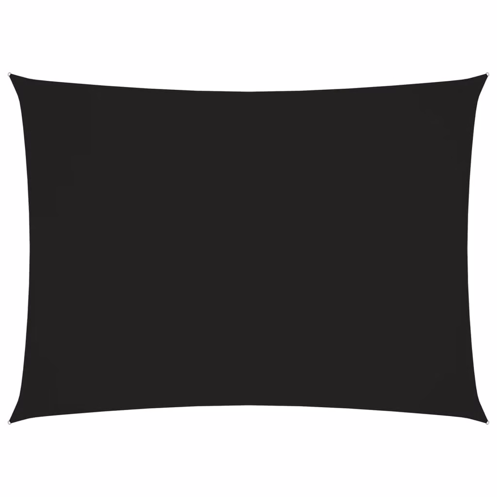 The Living Store Tenda da sole in tessuto Oxford rettangolare 2x3,5 m nero