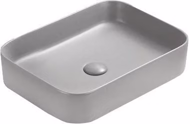 Mexen Vena lavandino da appoggio 50 x 37 cm, grigio chiaro opaco - 22195061