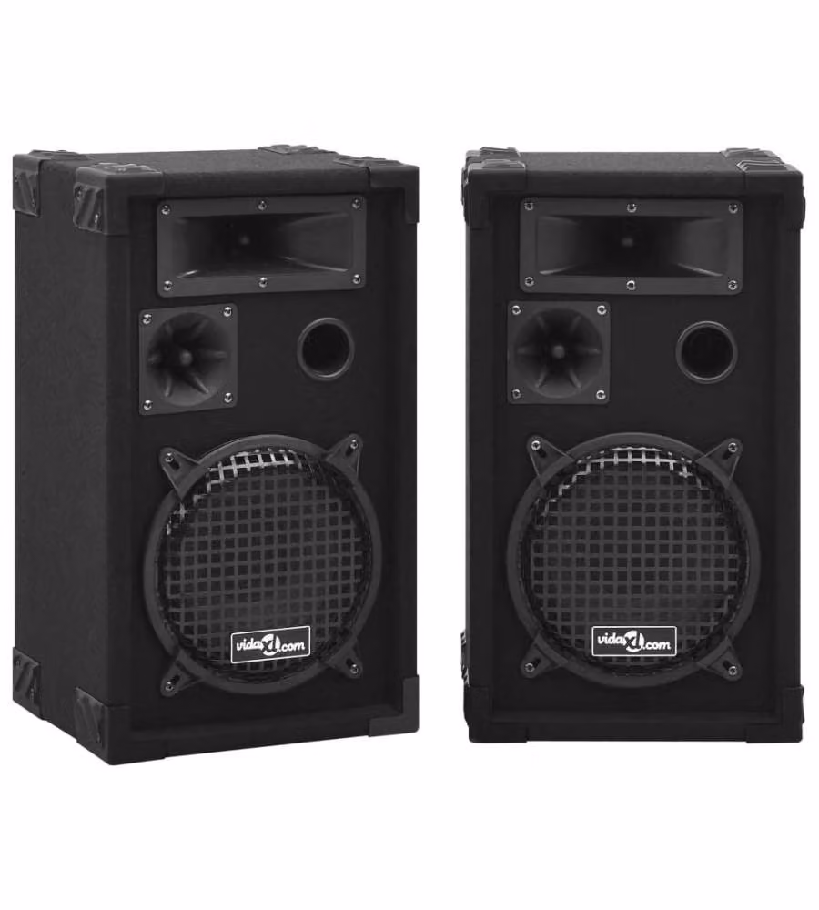 Altoparlanti da Palco Hifi Professionali Passivi 2 pz 800W Neri
