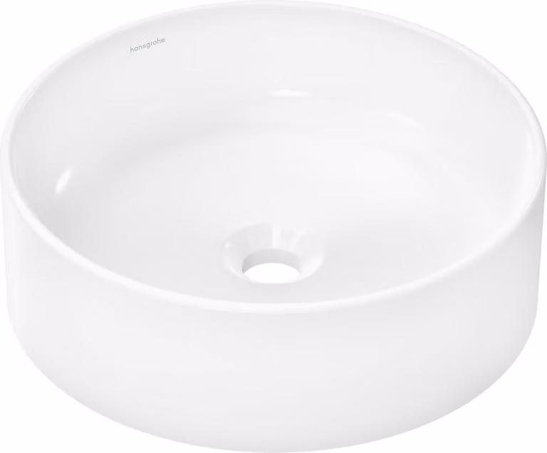 hansgrohe Xuniva S lavabo à poser, sans trop-plein, sans trou pour robinet, 400x400mm, blanc, 60164450, 60164450