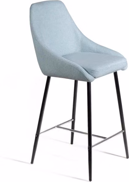 2x Sgabello in Tessuto 46cm x 49cm H. 97cm