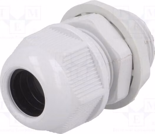 5 connettori per cavi con filettatura allungata, modello M20, grado di protezione IP65, codice prodotto RNMG20X1.5L