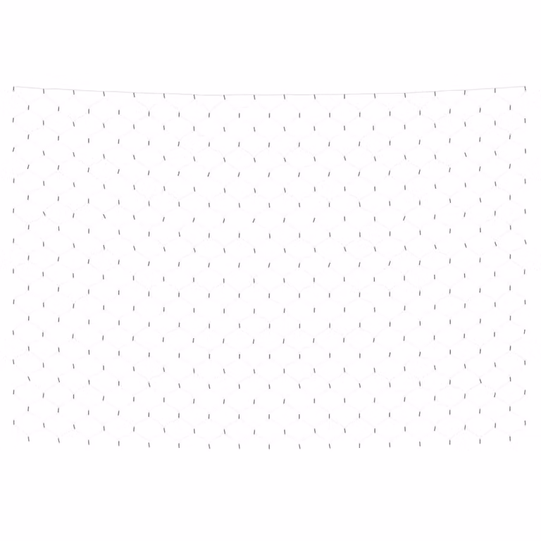 Luci di Natale Rete Bianco Caldo 3x2m 204 LED Interni Esterni