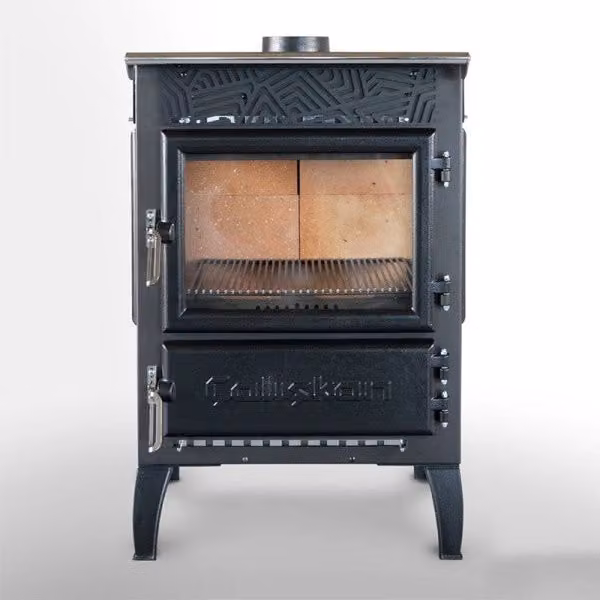 Stufa a legna a libera installazione Outinfire 305 3D colore nero