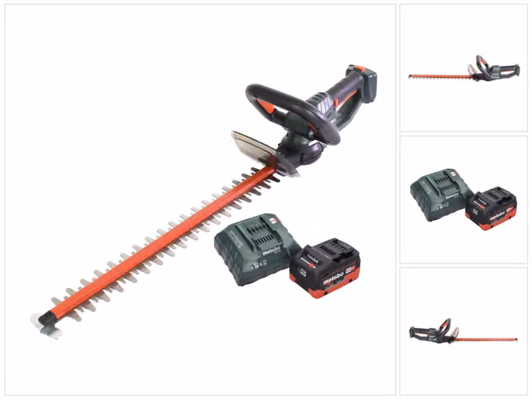 Tagliasiepi a batteria Metabo HS 18 LTX 55 18 V 53 cm + 1x batteria 8,0 Ah + caricatore
