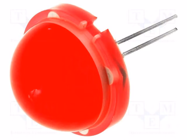 1 LED, numero di uscita: 2, colore: rosso, diametro: 20 mm, angolo di emissione: 120°, corrente: 20 mA, intensità luminosa: 4÷13 mcd, tipo: DLC2-6ID, tecnologia: LED a montaggio superficiale (SMD), diametro: 20 mm