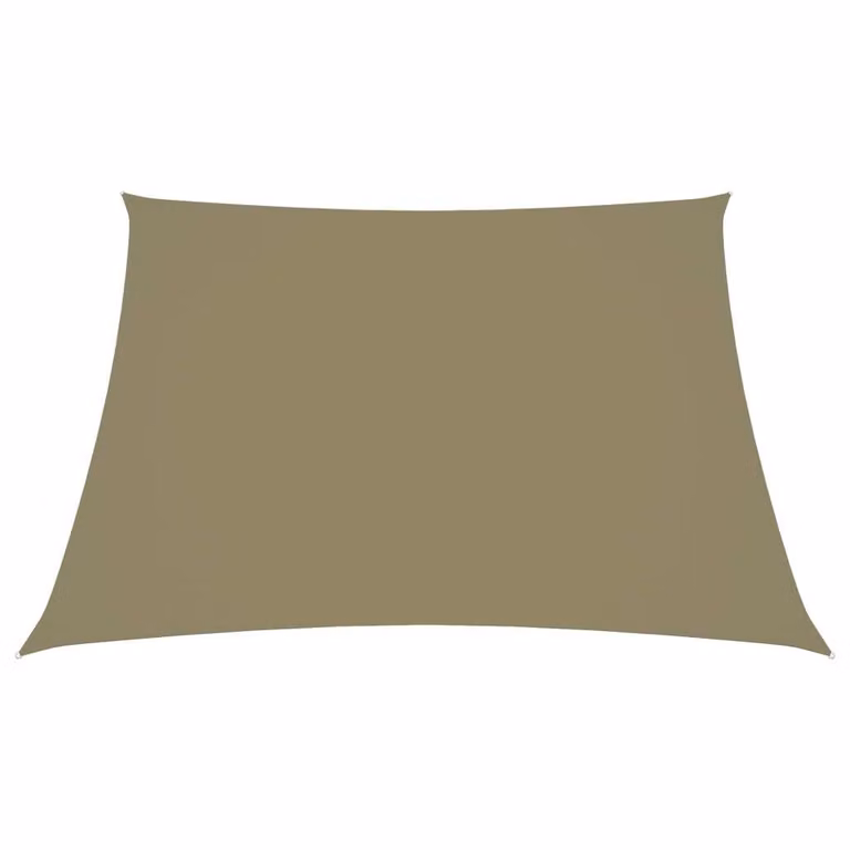Parasole a Vela in Tela Oxford a Trapezio 2/4x3 m Beige