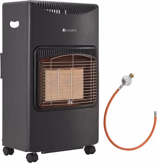 Riscaldatore portatile in Vetroceramica da 4200 Watt, efficiente sistema di riscaldamento a gas per esterni, con 3 livelli di riscaldamento e regolazione della pressione