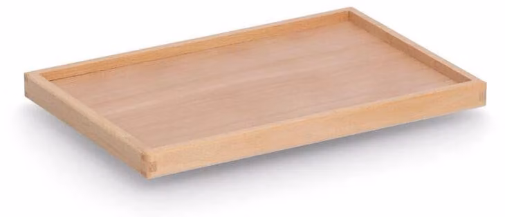 Coperchio della scatola in legno di faggio, 30 x 20 cm