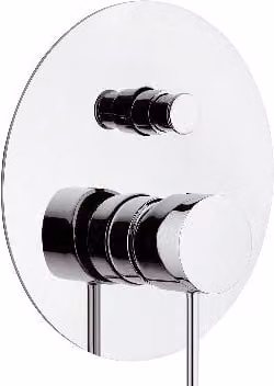 Miscelatore monocomando per doccia incasso con deviatore Linea Ultraminimal Maria colore cromo