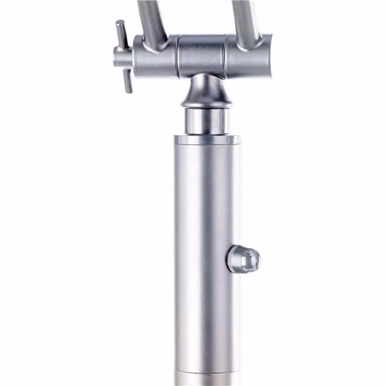 Lampada da terra UNiLUX LED VARIALUX, colore: grigio metallo