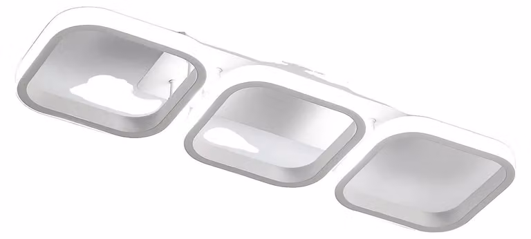 Plafone LED, 45 W, diametro 78 cm, 6000K, materiale alluminio, montaggio a vista