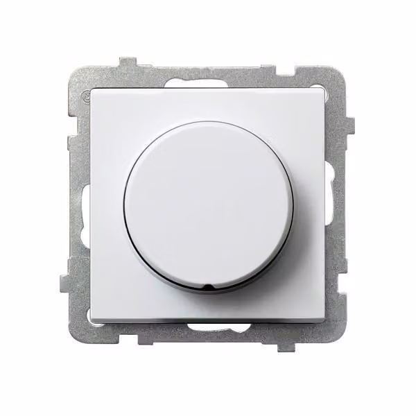 Dimmer universale per lampadine a incandescenza, alogene e LED bianco Ospel Sonata ŁP-8RL2/m/00