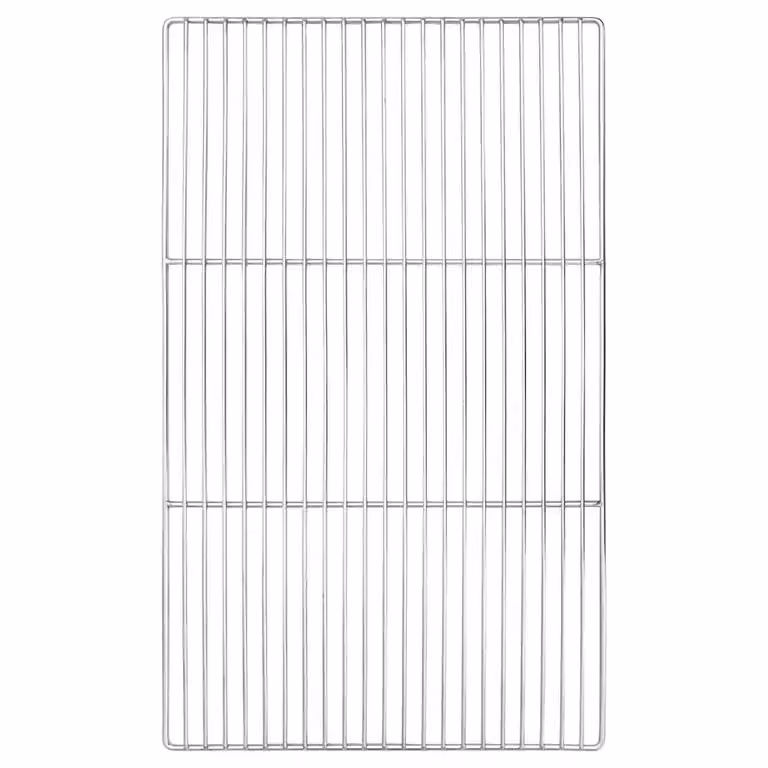 Griglia vidaXL in acciaio inox argento L: 67 cm, P: 40 cm