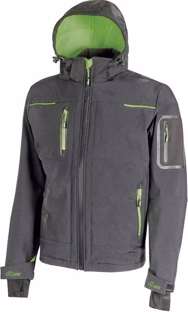 U-POWER GIACCONE SPACE GRIGIO-VERDE TG. XL