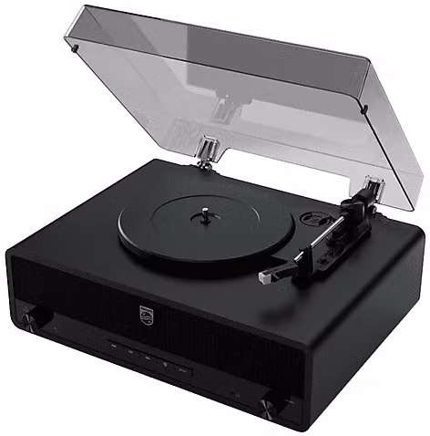 Giradischi Philips TAV3000B/10 Automatico con Trasmissione a Cinghia e Bluetooth, Nero – 1