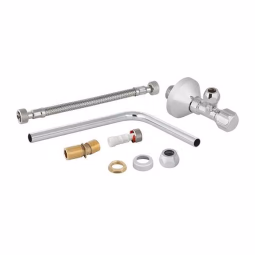 Set dentrée deau Geberit Monolith latéral, pour module sanitaire Geberit Monolith pour WC, chromé brillant, 131.071.21.1, 131.071.21.1