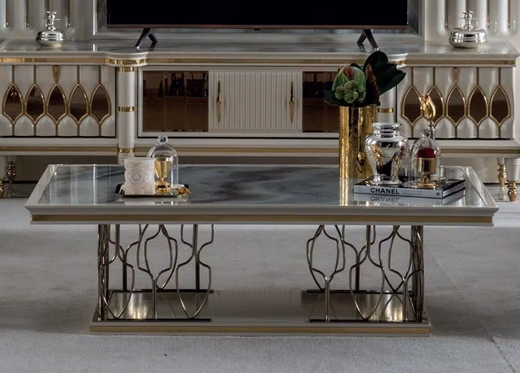 Couchtisch Grau Beistelltisch Elegantes Design Elegantes Wohnzimmer Modern